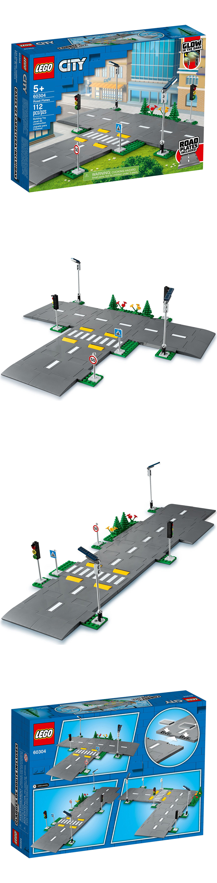 樂高 LEGO - 樂高積木 LEGO《 LT60304 》City 城市系列 - 道路底板-112pcs