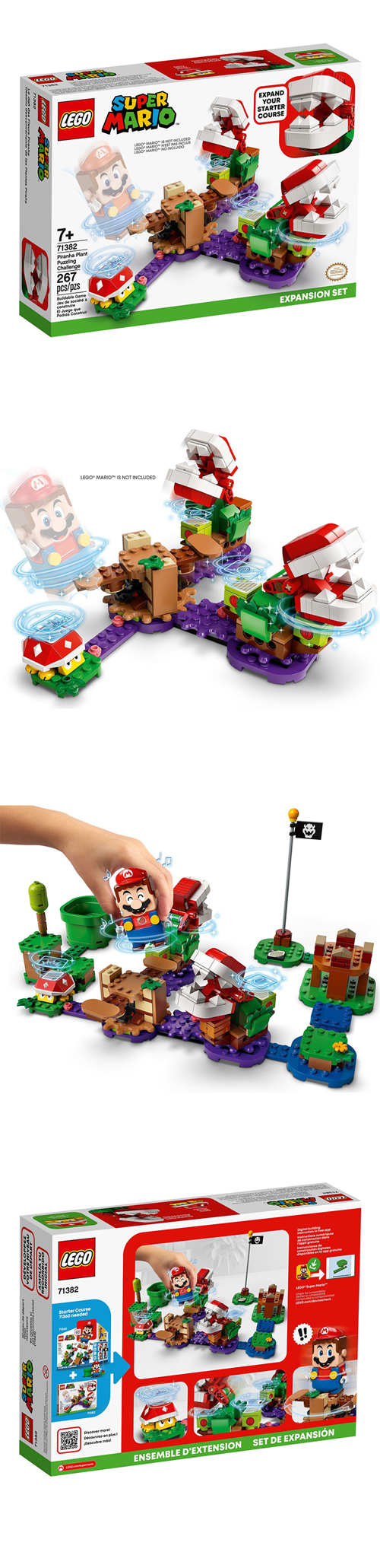 樂高 LEGO - 樂高積木 LEGO《 LT71382 》SUPER MARIO超級瑪利歐系列 - 吞食花益智解謎組-267pcs