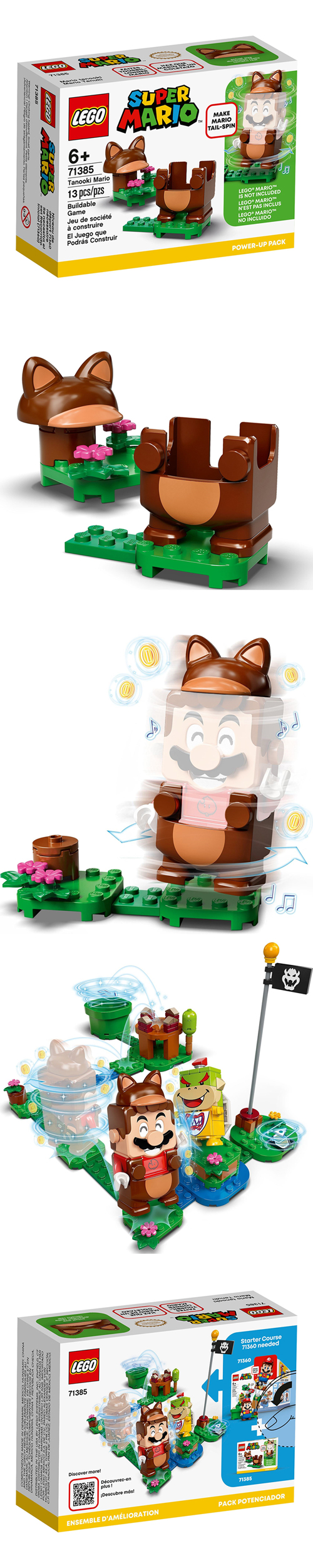 樂高 LEGO - 樂高積木 LEGO《 LT71385 》SUPER MARIO超級瑪利歐系列 - 狸貓瑪利歐 Power-Up 套裝-13pcs