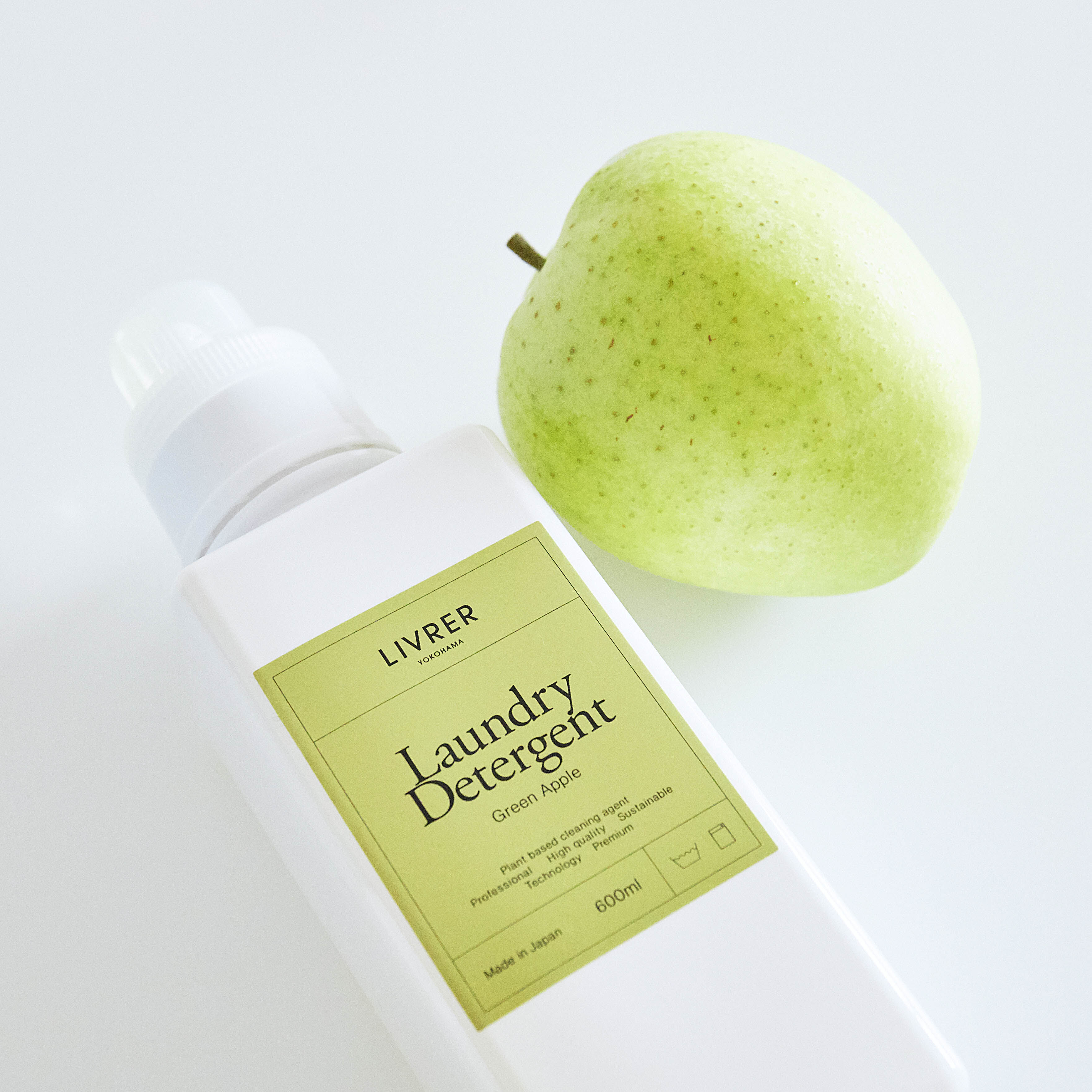 日本 LIVRER 麗芙 - 日常全效洗衣精 - 青蘋果 GREEN APPLE-600ml