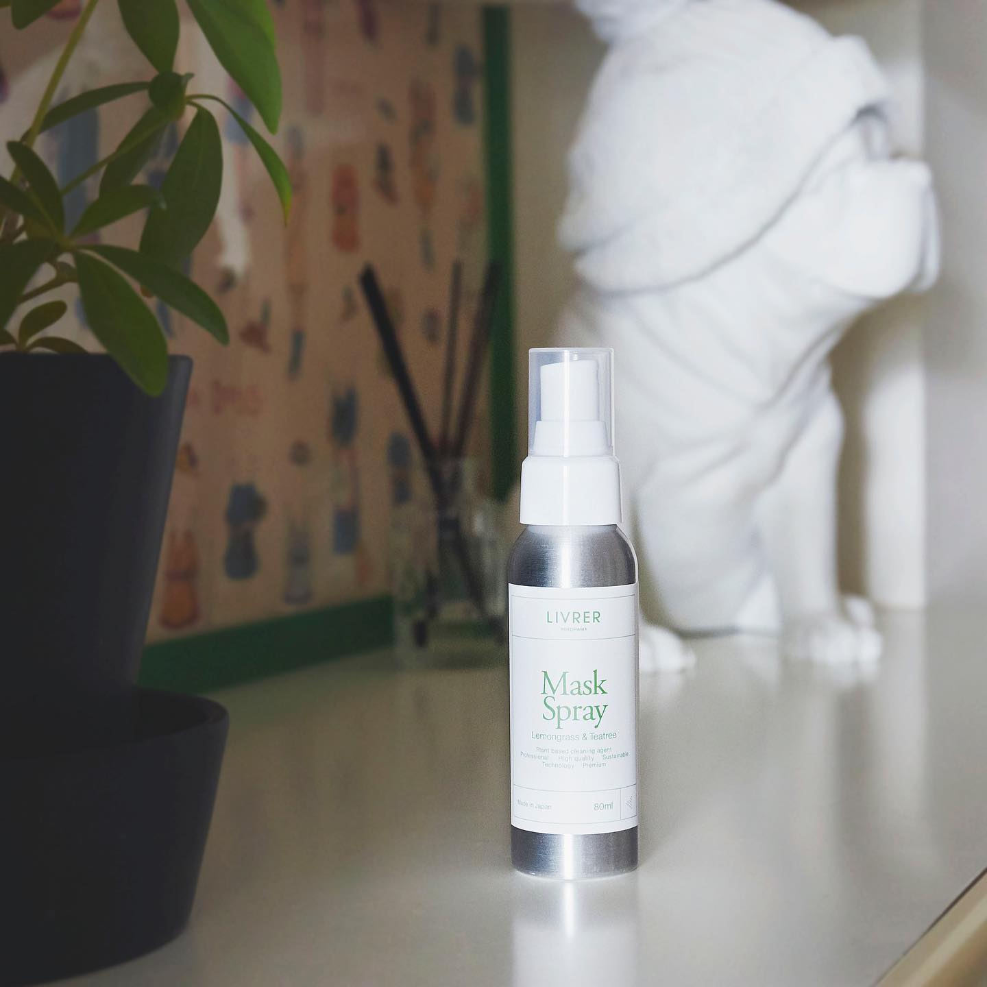 日本 LIVRER 麗芙 - 口罩專用除臭抗菌噴霧-80ml