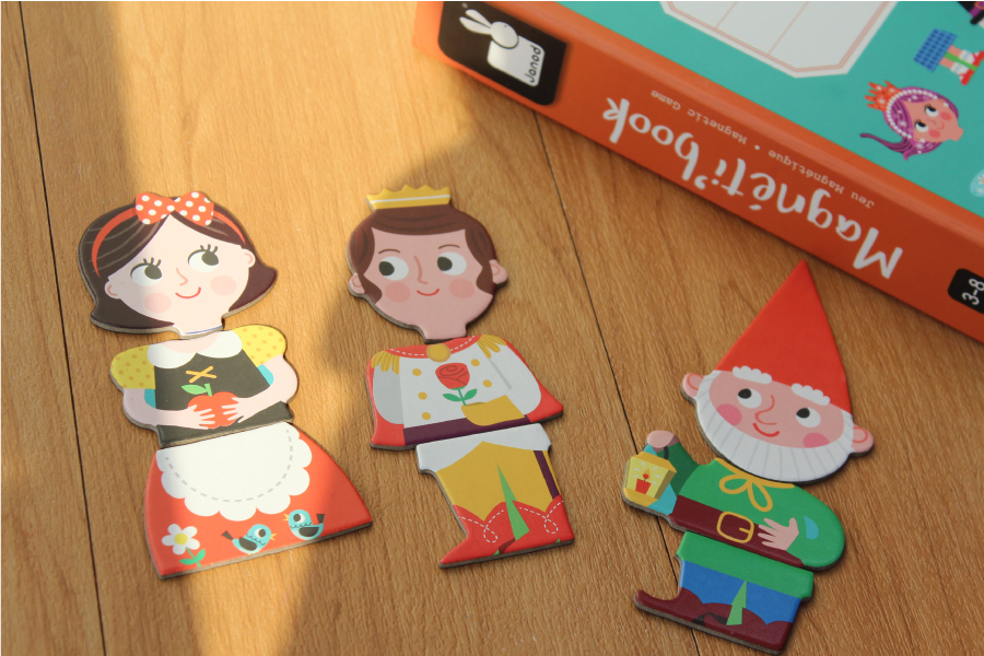 法國Janod - 磁鐵遊戲書-童話故事