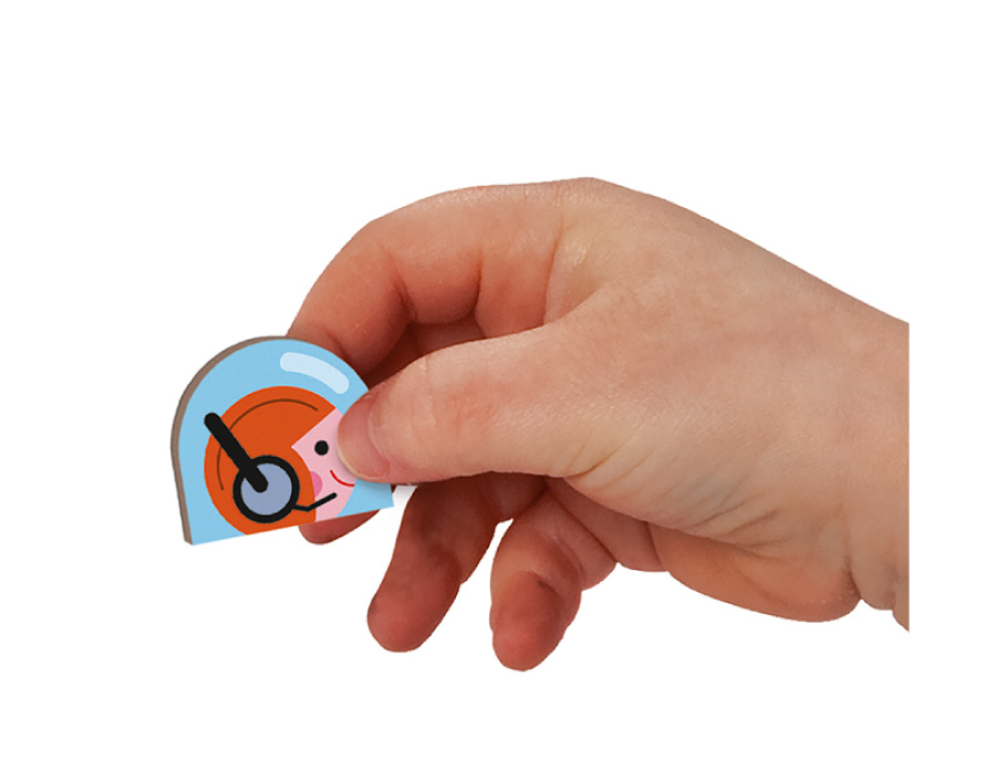 法國Janod - 磁鐵遊戲書-太空探險