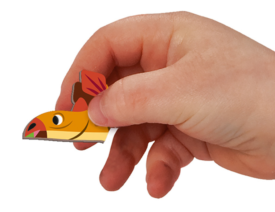 法國Janod - 磁鐵遊戲書-恐龍世界