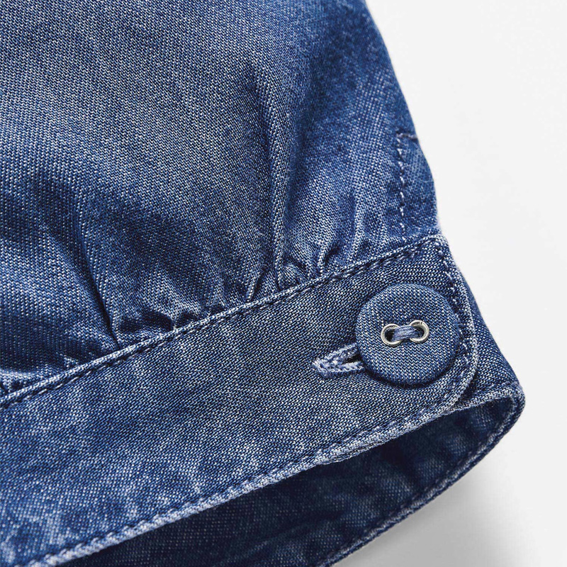 英國 JoJo Maman BeBe - 超優質嬰幼兒/兒童100% 純棉短褲-牛仔藍