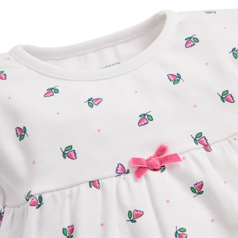 英國 JoJo Maman BeBe - 超優質嬰幼兒/兒童春夏100%純棉短袖家居服/睡衣2套組-粉色獨角獸