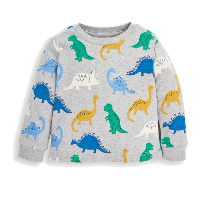 英國 JoJo Maman BeBe - 超優質嬰幼兒/兒童春夏100%純棉短袖家居服/睡衣2套組-藍色暴龍