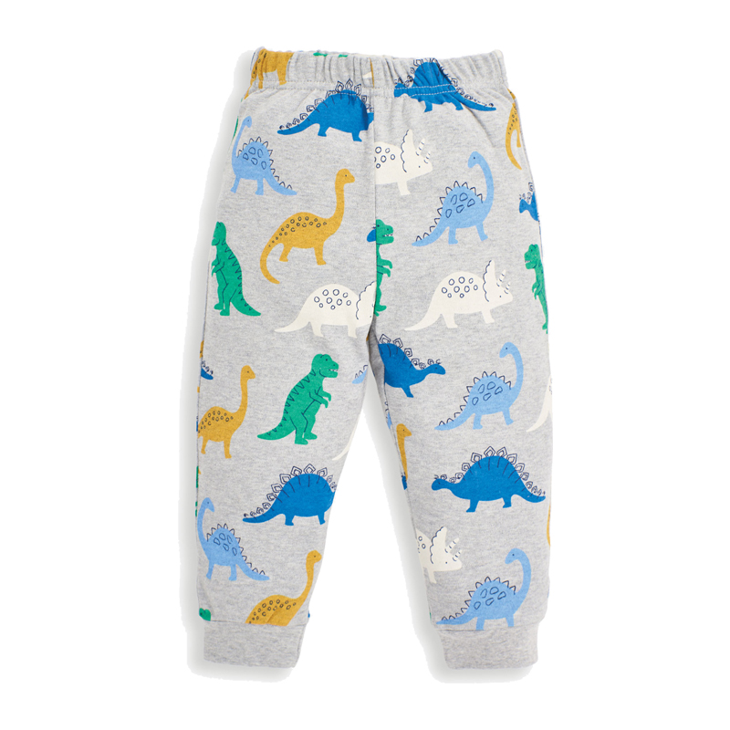 英國 JoJo Maman BeBe - 超優質嬰幼兒/兒童春夏100%純棉短袖家居服/睡衣2套組-藍色暴龍