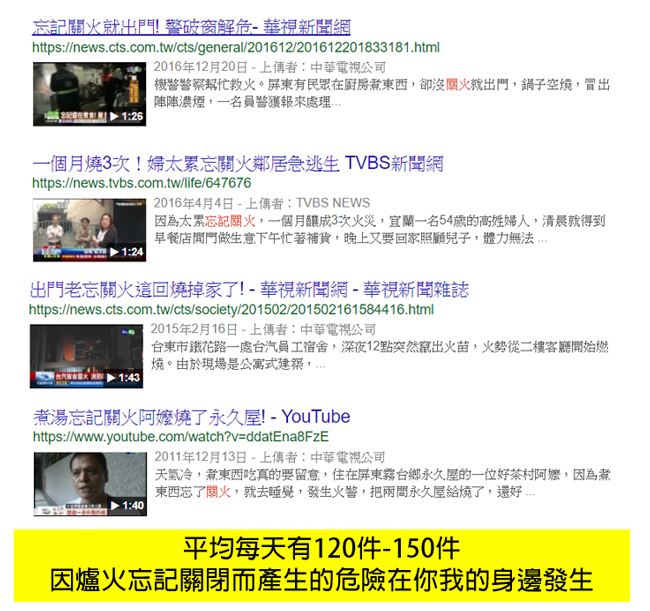 e+ 自動關 - 瓦斯爐輔助安全開關 定時自動熄火-2入  (送32CM鑄鐵炒鍋含玻璃鍋蓋)-直式-優雅白