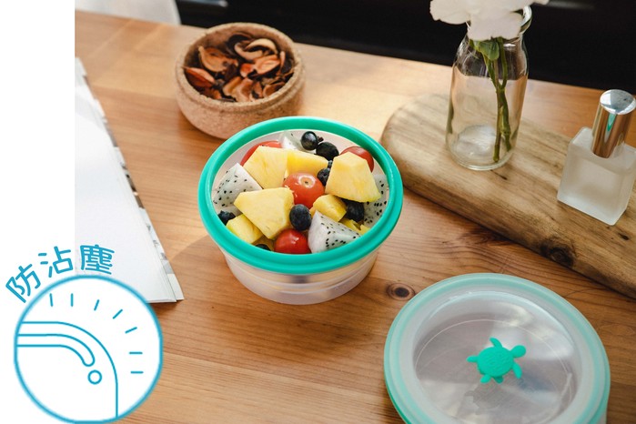 仁舟淨塑｜矽密盒2.0 長形綠矽龜600ml