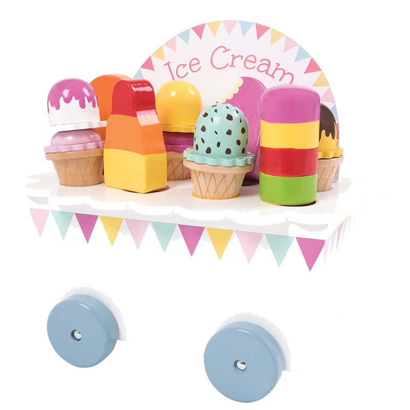 英國 JoJo Maman BeBe - 家家酒/角色扮演玩具-冰淇淋餐車