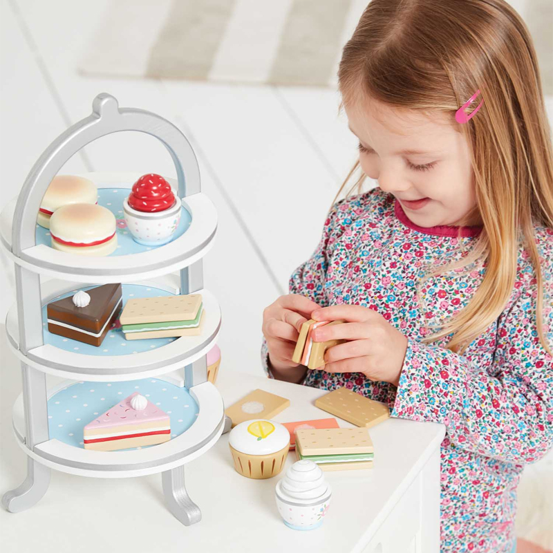英國 JoJo Maman BeBe - 家家酒/角色扮演玩具-下午茶/點心架