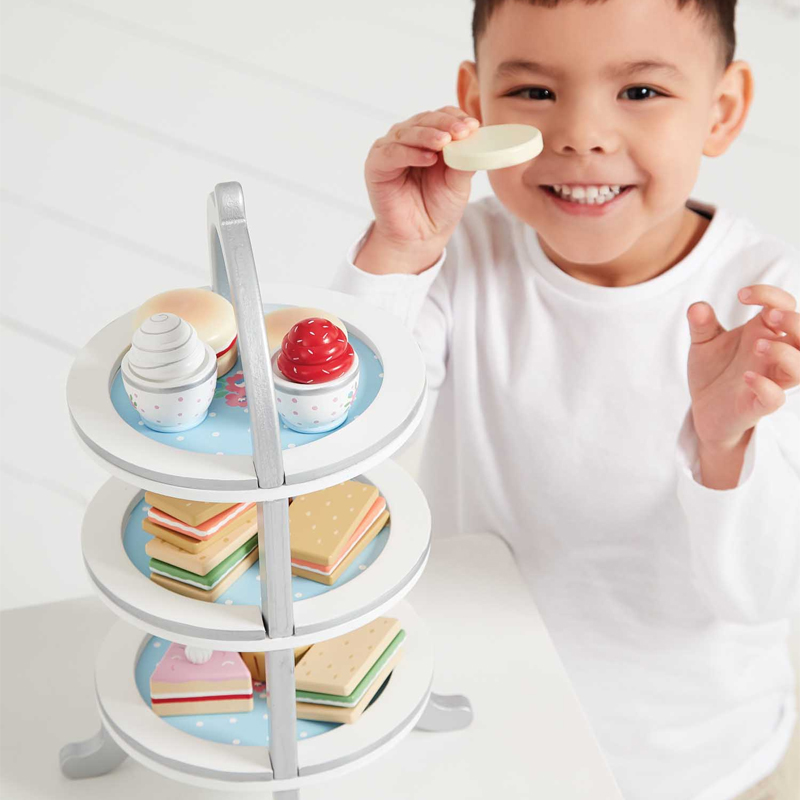 英國 JoJo Maman BeBe - 家家酒/角色扮演玩具-下午茶/點心架