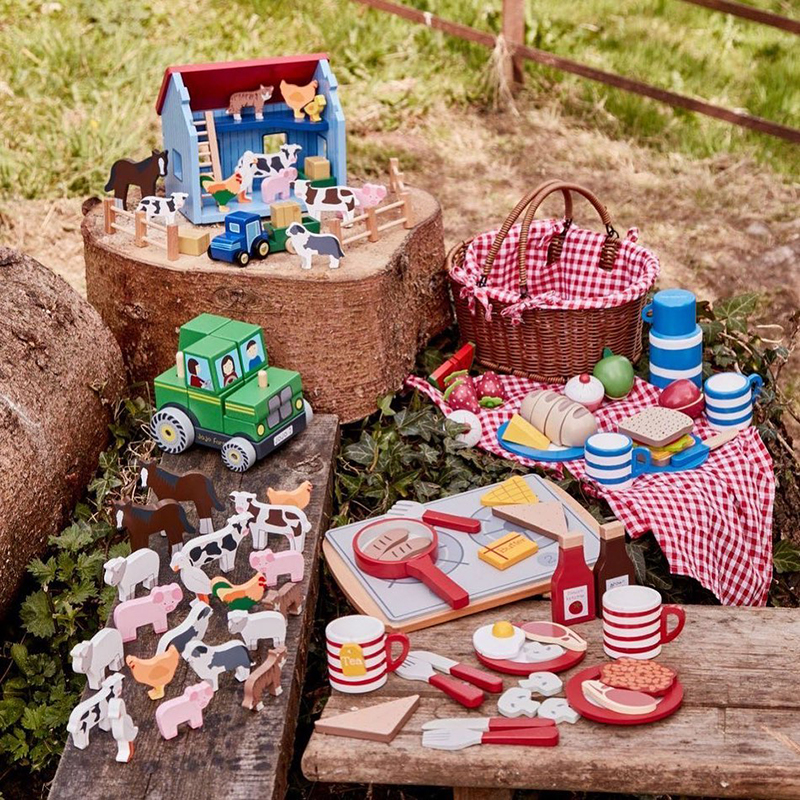 英國 JoJo Maman BeBe - 家家酒/角色扮演玩具-廚房早餐組