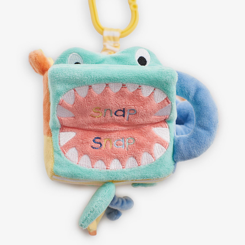 英國 JoJo Maman BeBe - 嬰兒床/推車安撫玩具_布玩系列-誰的尾巴?