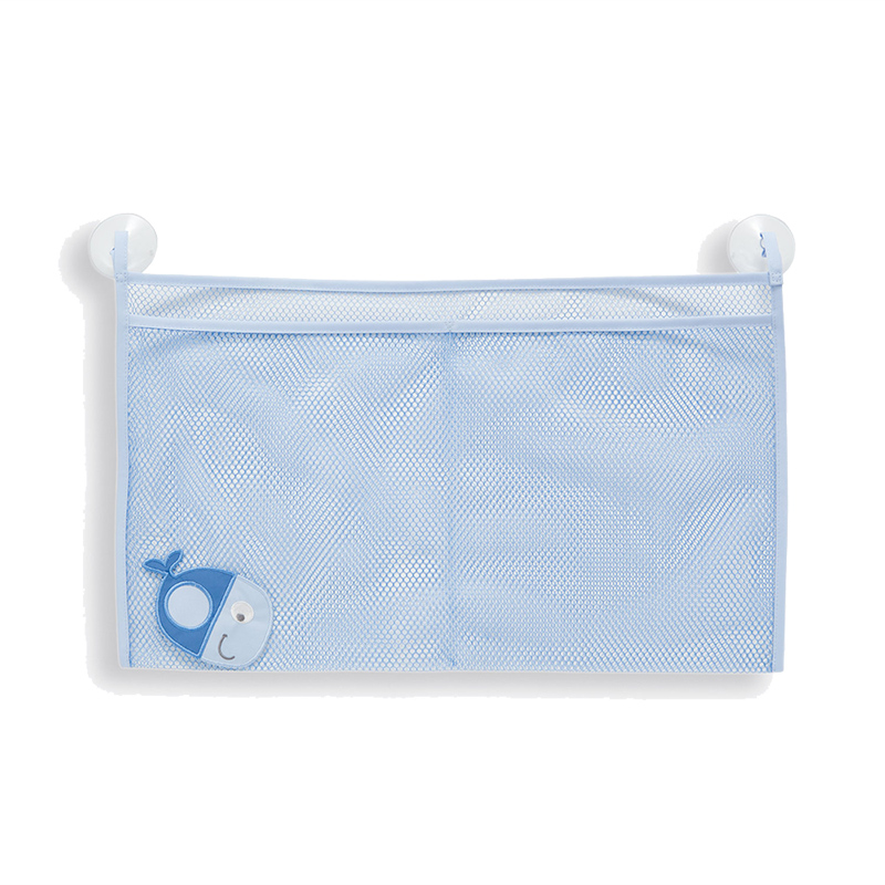 英國 JoJo Maman BeBe - 嬰幼兒沐浴/洗澡/戲水收納袋-藍色小魚