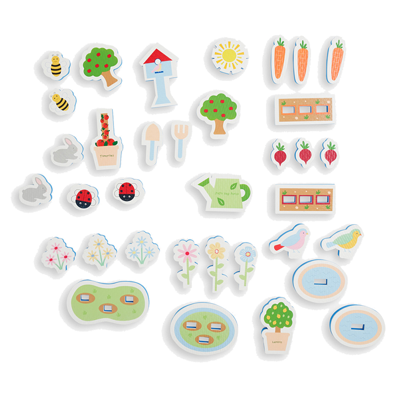 英國 JoJo Maman BeBe - 嬰幼兒沐浴/洗澡/戲水玩具-童趣花園