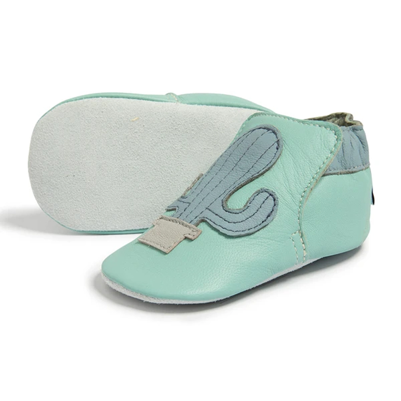 英國 shooshoos - 健康無毒真皮手工鞋/專業學步鞋/嬰兒鞋-仙人掌