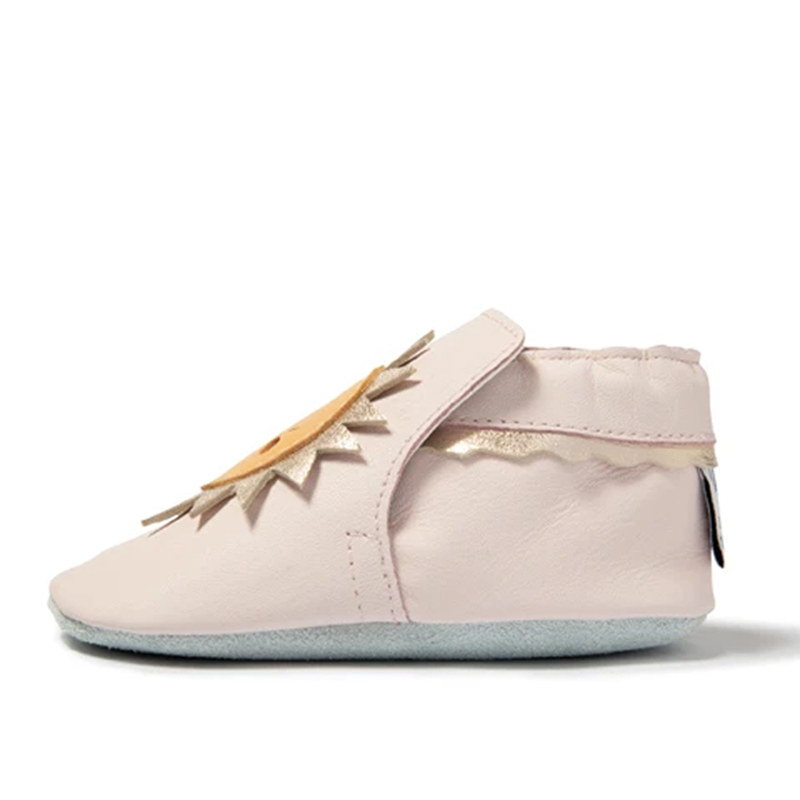 英國 shooshoos - 健康無毒真皮手工鞋/專業學步鞋/嬰兒鞋-閃耀太陽