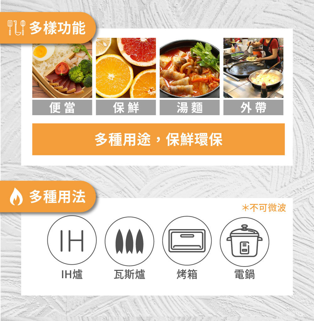 KOM - 多功能真空保鮮盒三件組-圓形-藍色-(600ml+1000ml+1600ml)各*1