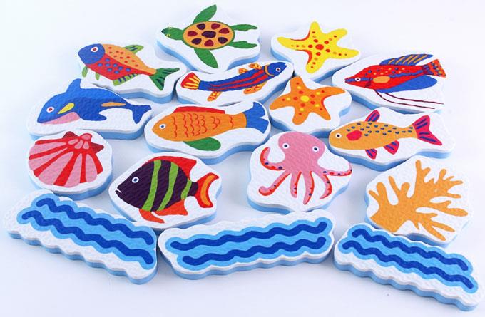 Food超人浴室貼貼樂-海洋世界