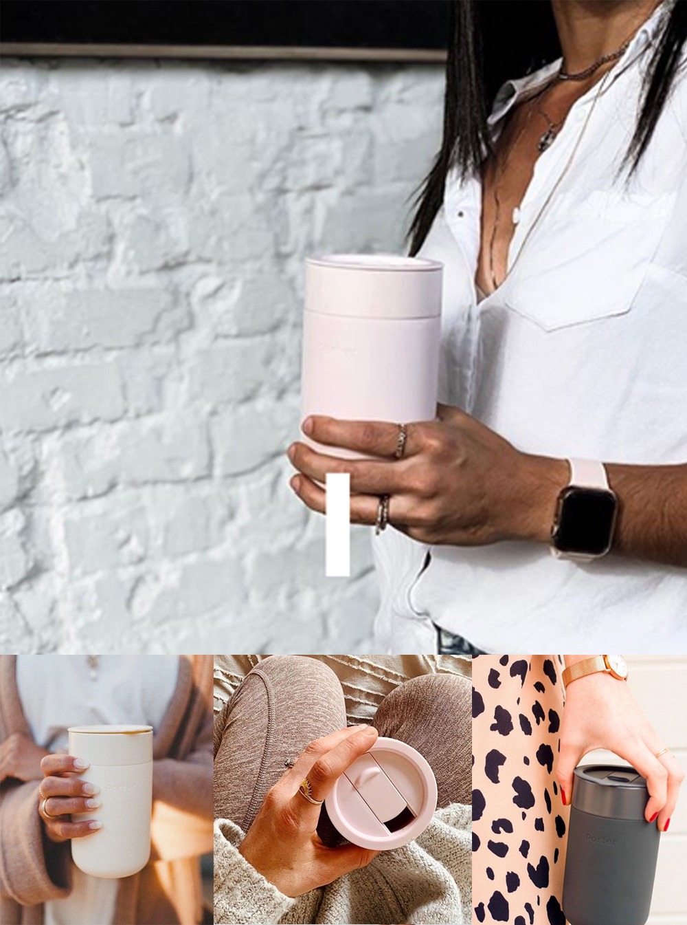 美國 W&P - 陶瓷咖啡杯-淺灰-16oz/480ml