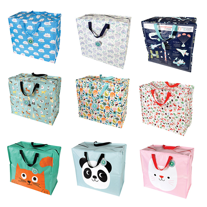 英國 Rex London - 衣物/棉被超大多功能防水環保收納袋/萬用袋-蝴蝶花園