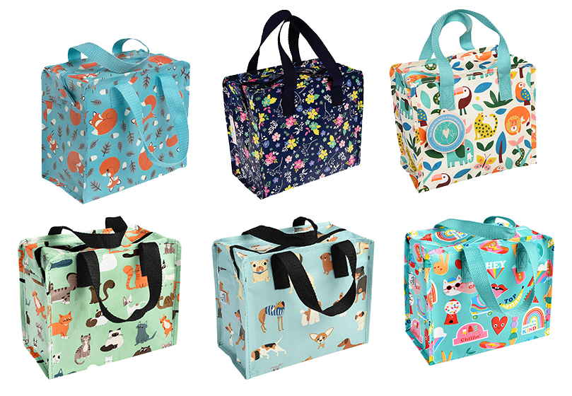 英國 Rex London - 學生上學最佳多功能環保便當袋/野餐袋/手提袋/萬用袋-動物樂隊