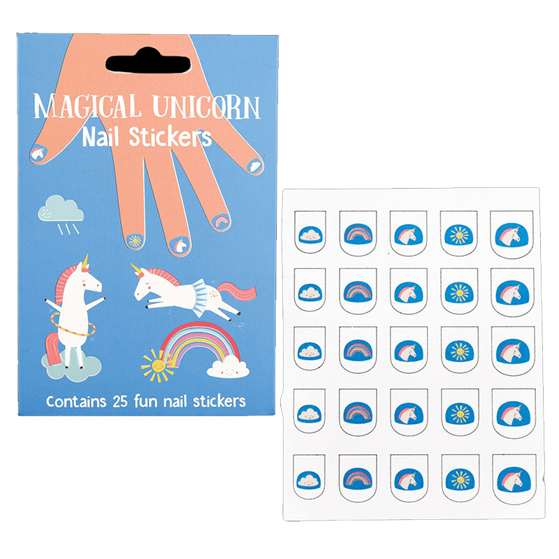 英國 Rex London - 指甲貼紙25張-獨角獸