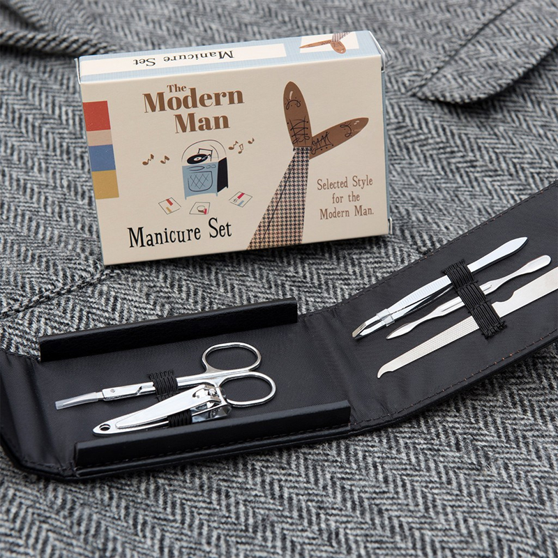 英國 Rex London - 修指甲/修容套裝五入工具組-悠閒時光