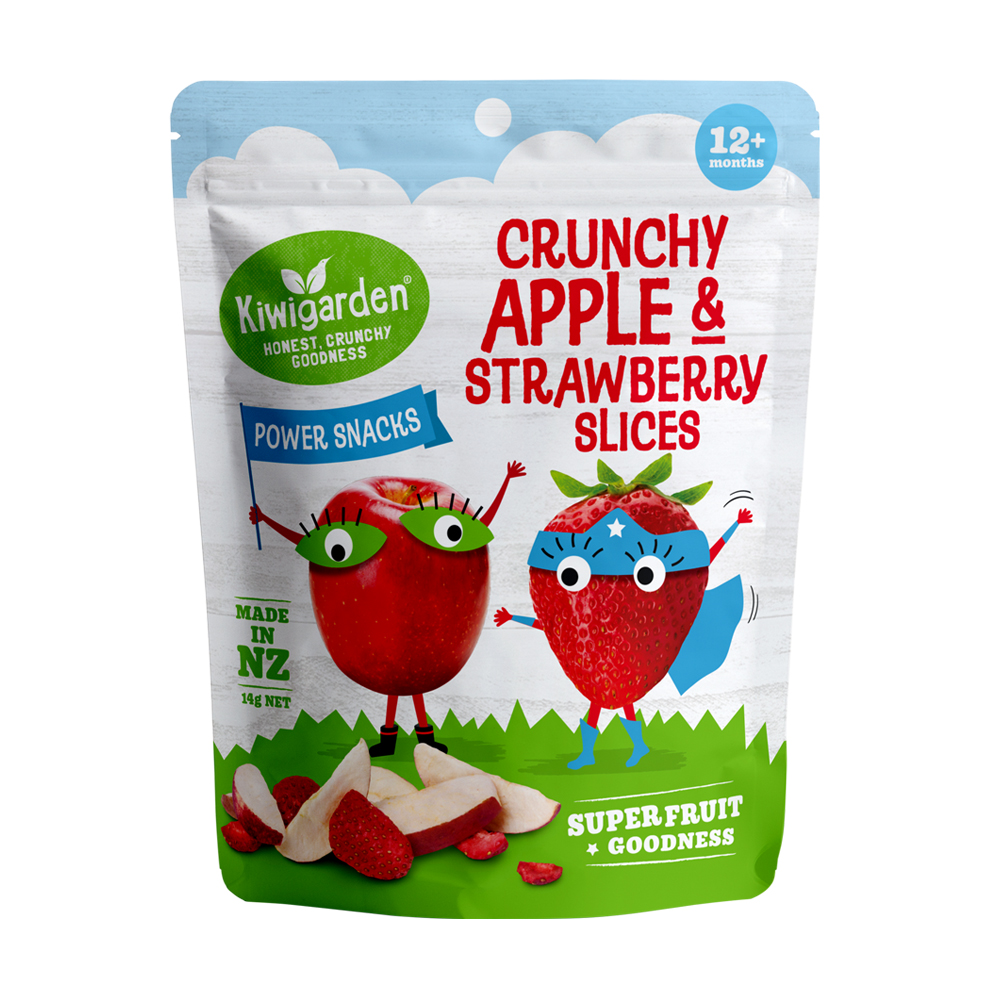 皮皮奧斯 - Kiwigarden 冷凍乾燥水果 (蘋果/草莓)14g