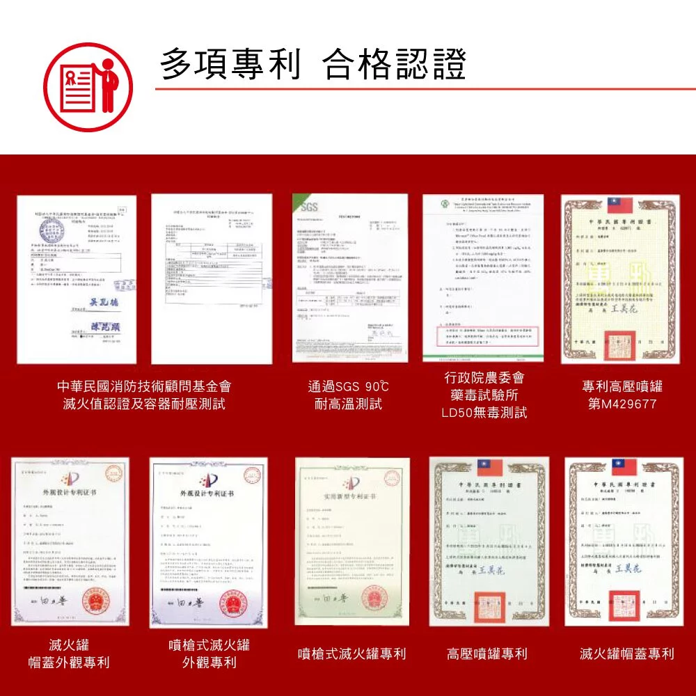 KINYO - 火剋星家用泡沫滅火器