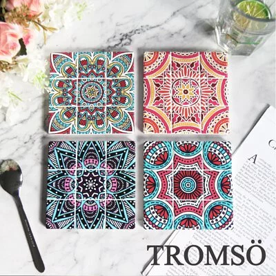 TROMSO - 羅馬花磚杯墊隔熱墊-4入組-G402