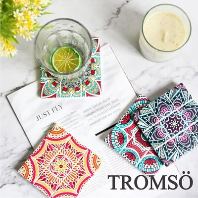TROMSO - 羅馬花磚杯墊隔熱墊-4入組-G402