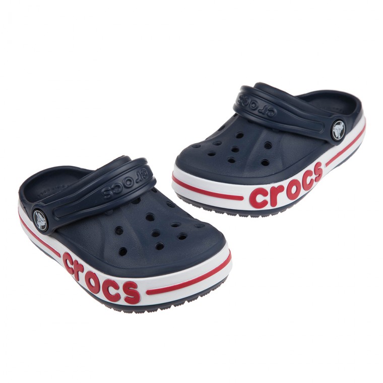 Crocs - 卡駱馳Baya貝雅卡深藍色兒童布希鞋