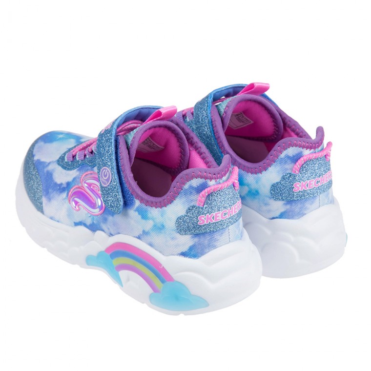 SKECHERS - 彩虹兒童電燈運動鞋