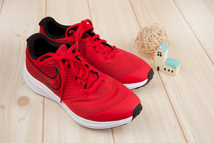 NIKE_STAR_RUNNER2紅色網布大童成人慢跑鞋