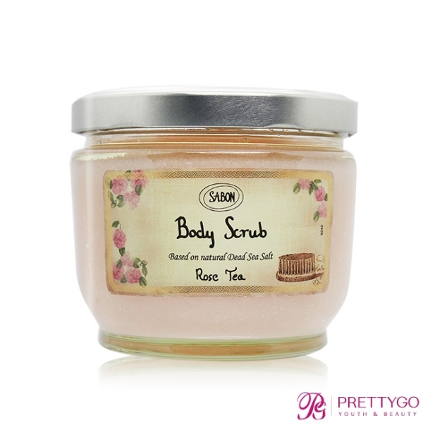 SABON 玫瑰茶語身體磨砂膏(600g)-國際航空版【美麗購】