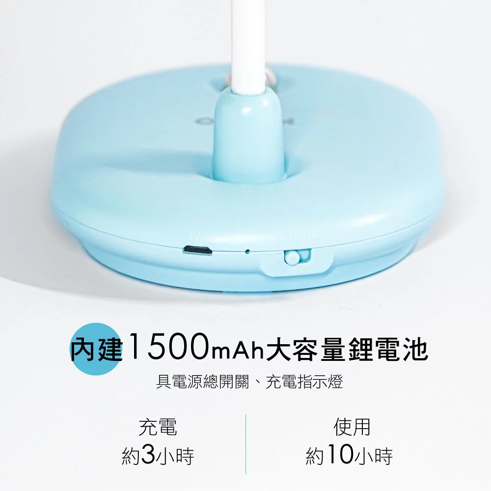 KINYO - 無線復古觸控LED檯燈-(內建鋰電池)-PLED413