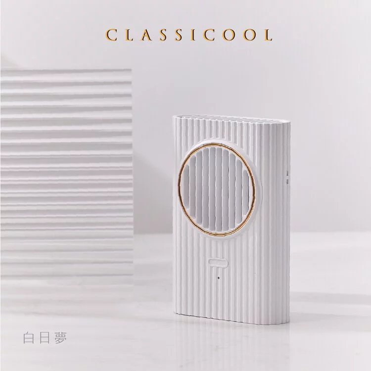 KINYO - 復刻3用輕巧掛脖扇(UF-176)-粉曖昧 (W83xH125xD30 mm)