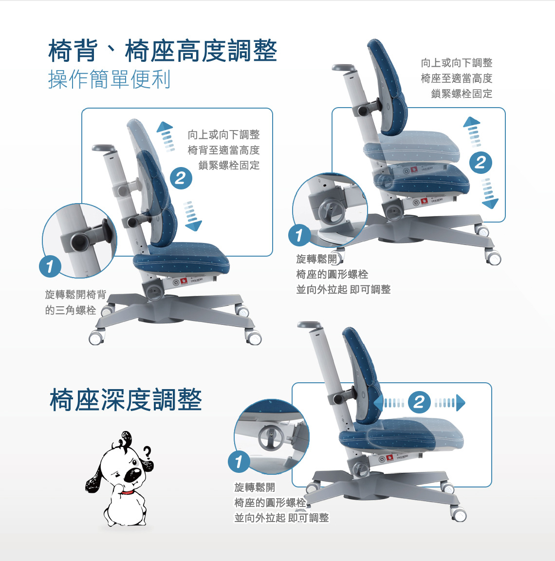 大將作 kid2youth - EGO C 成長椅-珊瑚紅