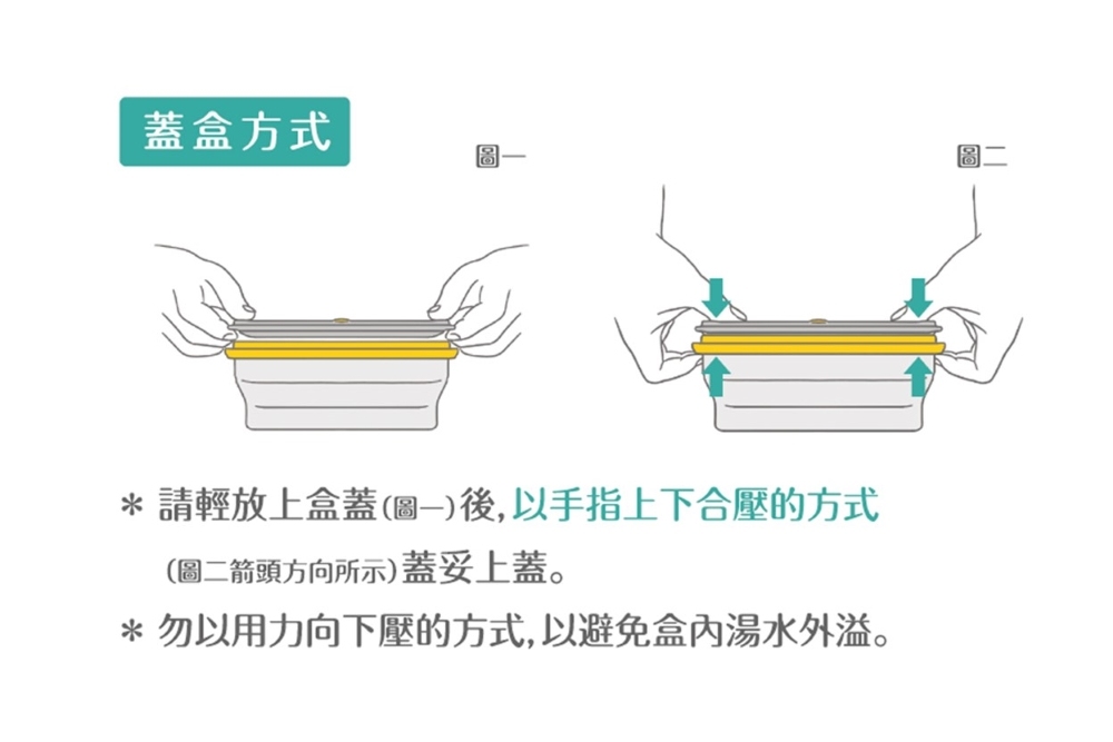 仁舟淨塑 - 【矽密盒超優惠組合】買3送1組-四件組 (圓形綠矽龜)-矽密盒2.0-600ml*1+矽密盒2.0-900ml長方黃*1+矽密盒2.0-900ml正方藍*1+矽密袋顏色隨機500ml*1