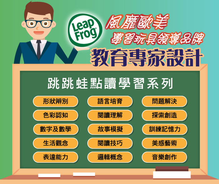 LeapFrog美國跳跳蛙 - 點讀ＧＯ粉色初學3D組-點讀ＧＯ粉／字母ABC／數數123／迪士尼冰雪奇緣-粉色