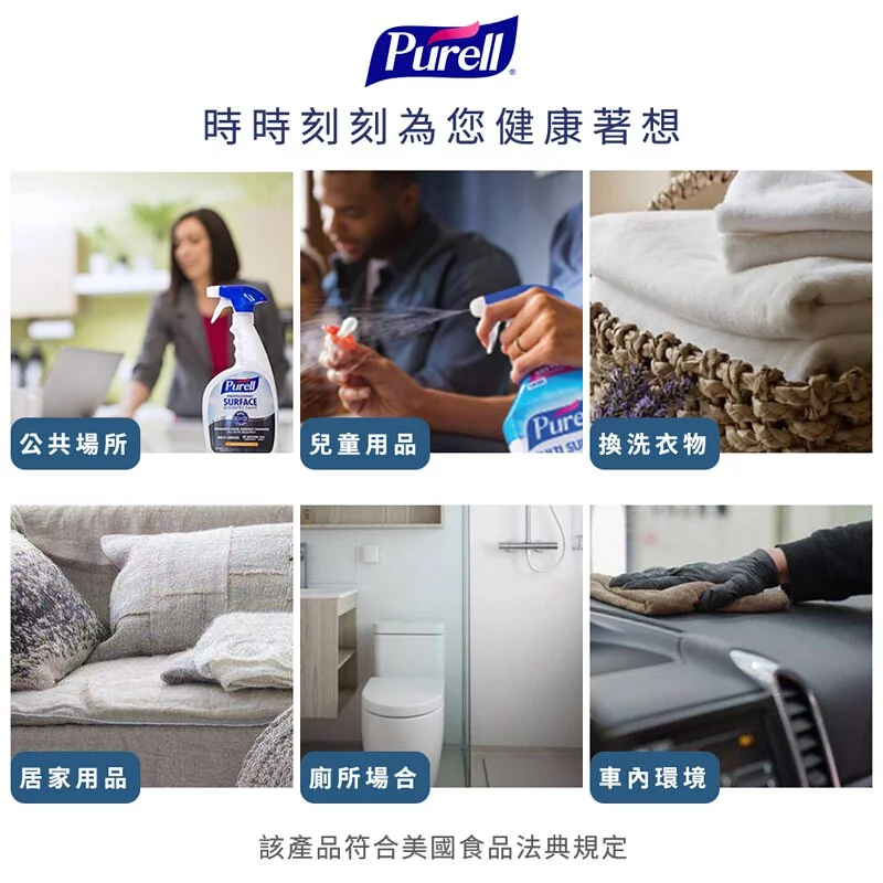 Purell ® 普瑞來 - 物體表面清潔抑菌噴霧-946ml