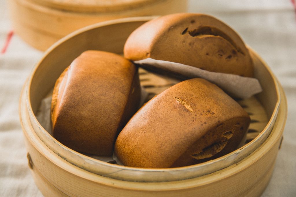 京采 Bao·Mantou - 黑先生饅頭(4入)(全素)-130g/顆