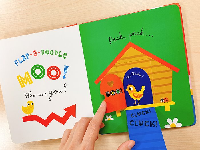 Touch and Explore Flap-a-Doodle Moo! 農場動物猜猜看（翻翻觸摸書）