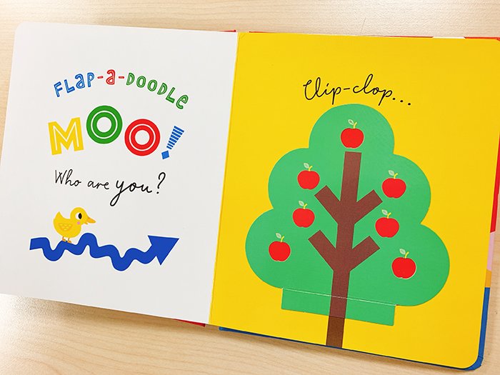 Touch and Explore Flap-a-Doodle Moo! 農場動物猜猜看（翻翻觸摸書）