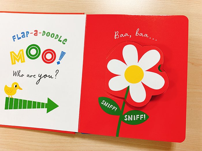 Touch and Explore Flap-a-Doodle Moo! 農場動物猜猜看（翻翻觸摸書）