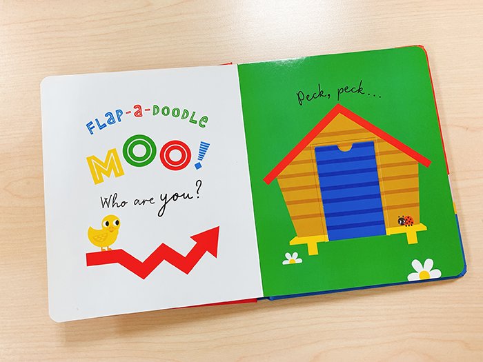 Touch and Explore Flap-a-Doodle Moo! 農場動物猜猜看（翻翻觸摸書）