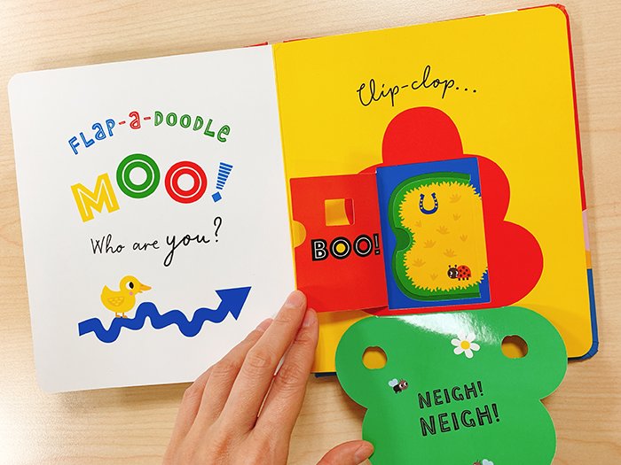 Touch and Explore Flap-a-Doodle Moo! 農場動物猜猜看（翻翻觸摸書）